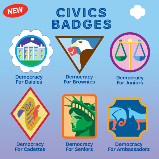 Earn NEW civics badges and step into your “presidential” shoes!