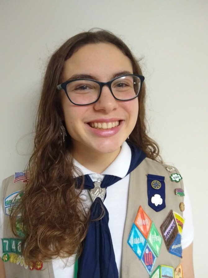 Gold Award Girl Scout Hannah Zawaideh