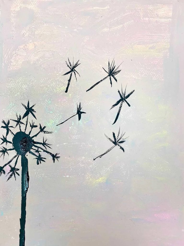 dandelion-art-for-hospice-painting