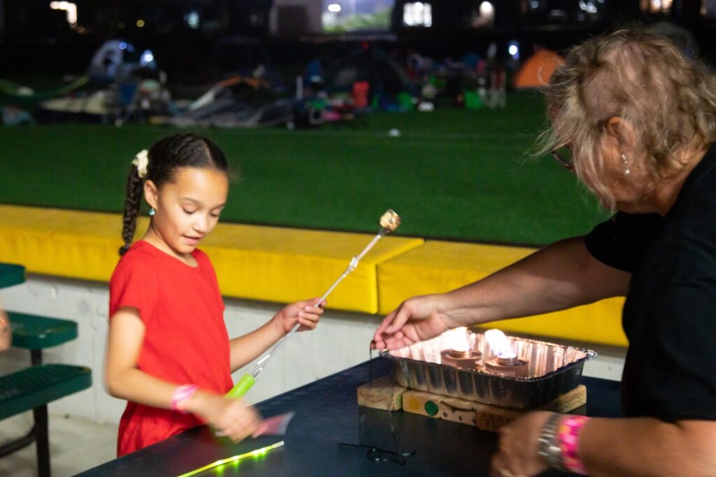 Girl Scouts Camped Under the Stars for an Unforgettable Night