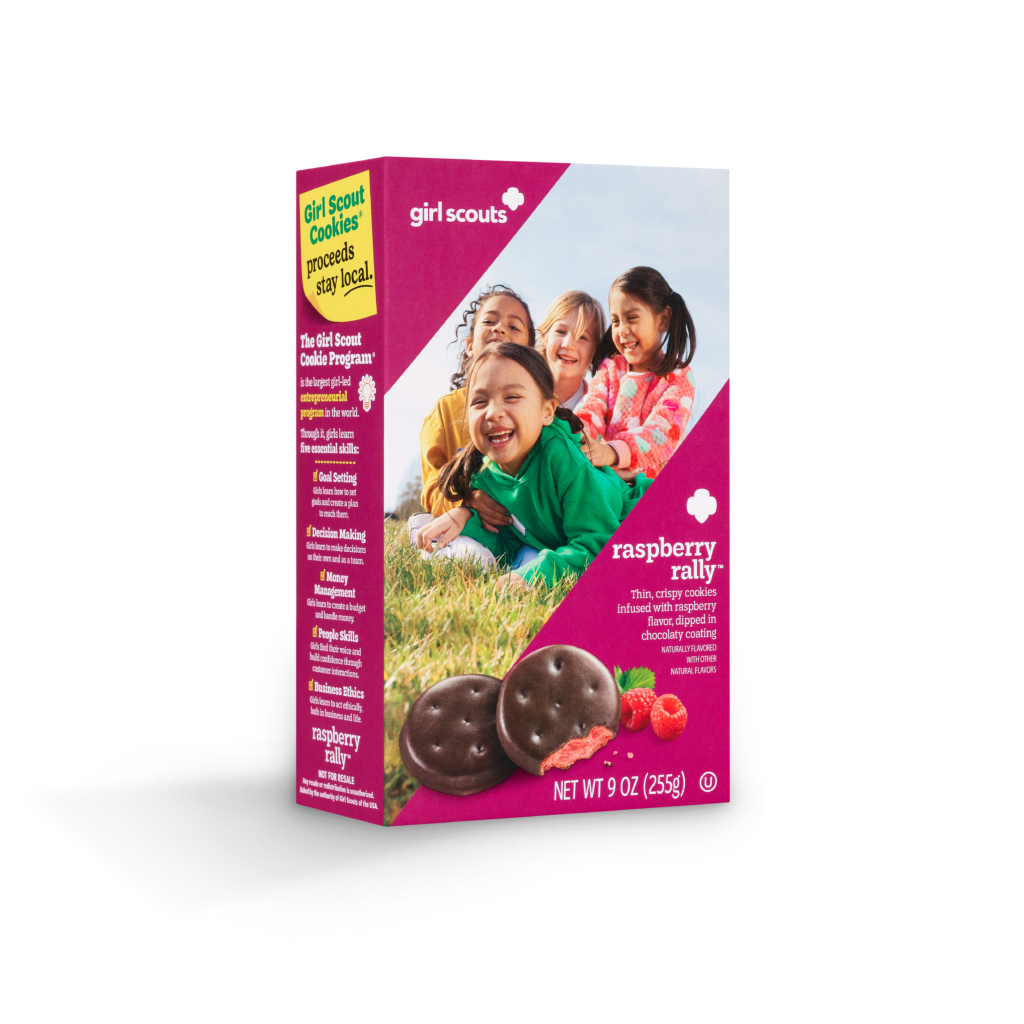 New Cookie Alert! Raspberry Rally™ Girl Scout Cookie Joins Lineup for 2023 Season Nationwide